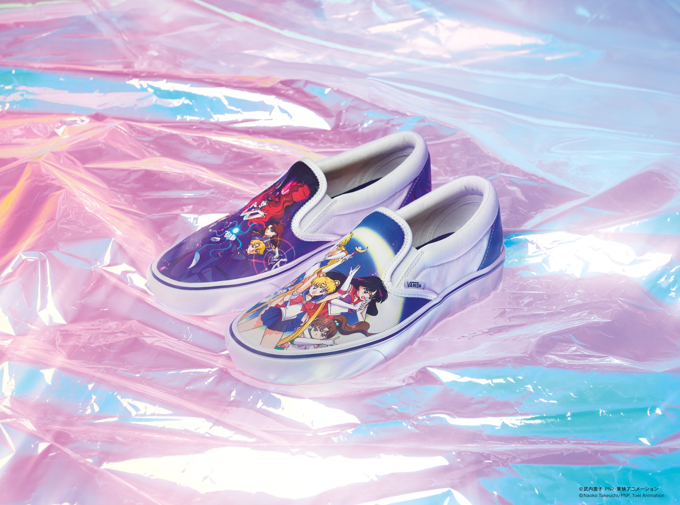 Vans Off The Wall Men's X Sailor Moon Old Skool Patchwork Pretty Guardians  Shoes (Men 11, Pretty Guardians Sailor) 