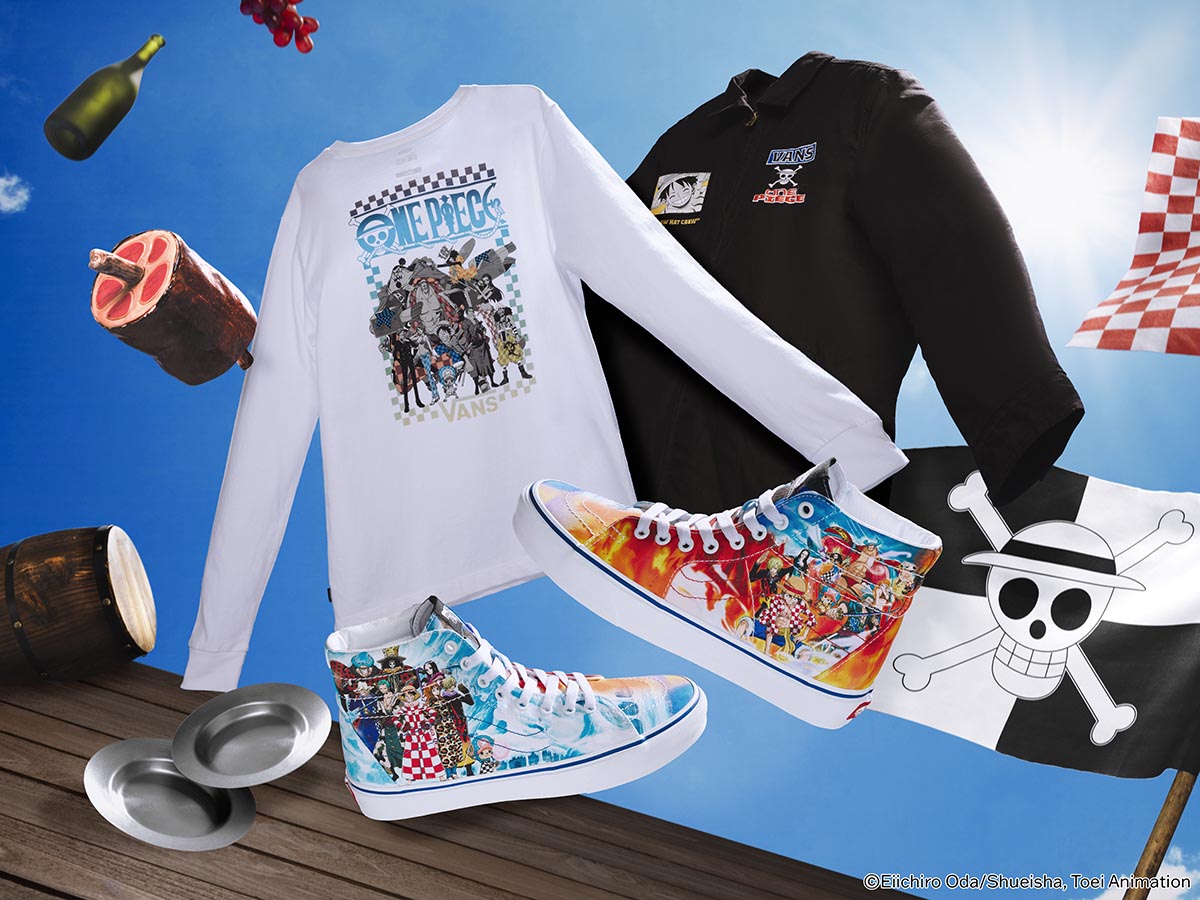One Piece Unveils First Vans Collab Sneaker Collection  Fashion News   Tokyo Otaku Mode TOM Shop Figures  Merch From Japan